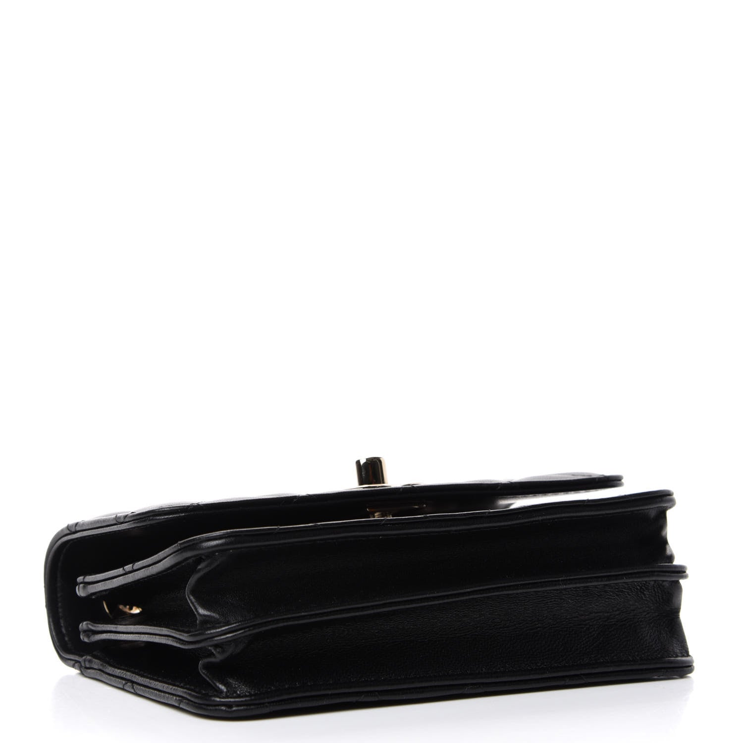 Chanel Lambskin Quilted Mini Trendy CC Wallet On Chain WOC Black 4 of 8