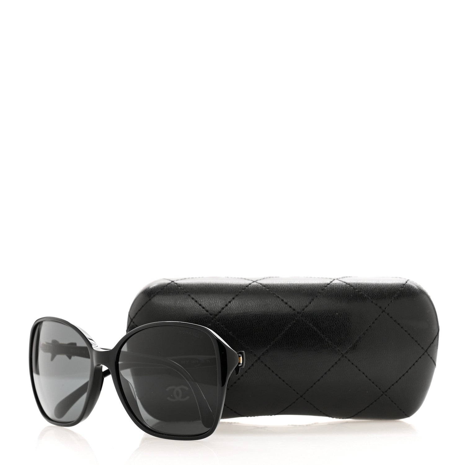 Chanel CC Bow Sunglasses 5205 Black 7 of 7