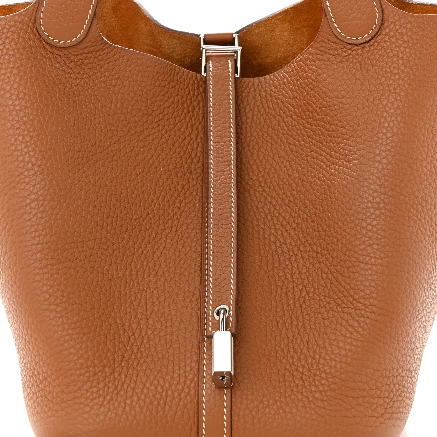 Hermes Taurillon Clemence Picotin Lock 22 MM Gold 9 of 11