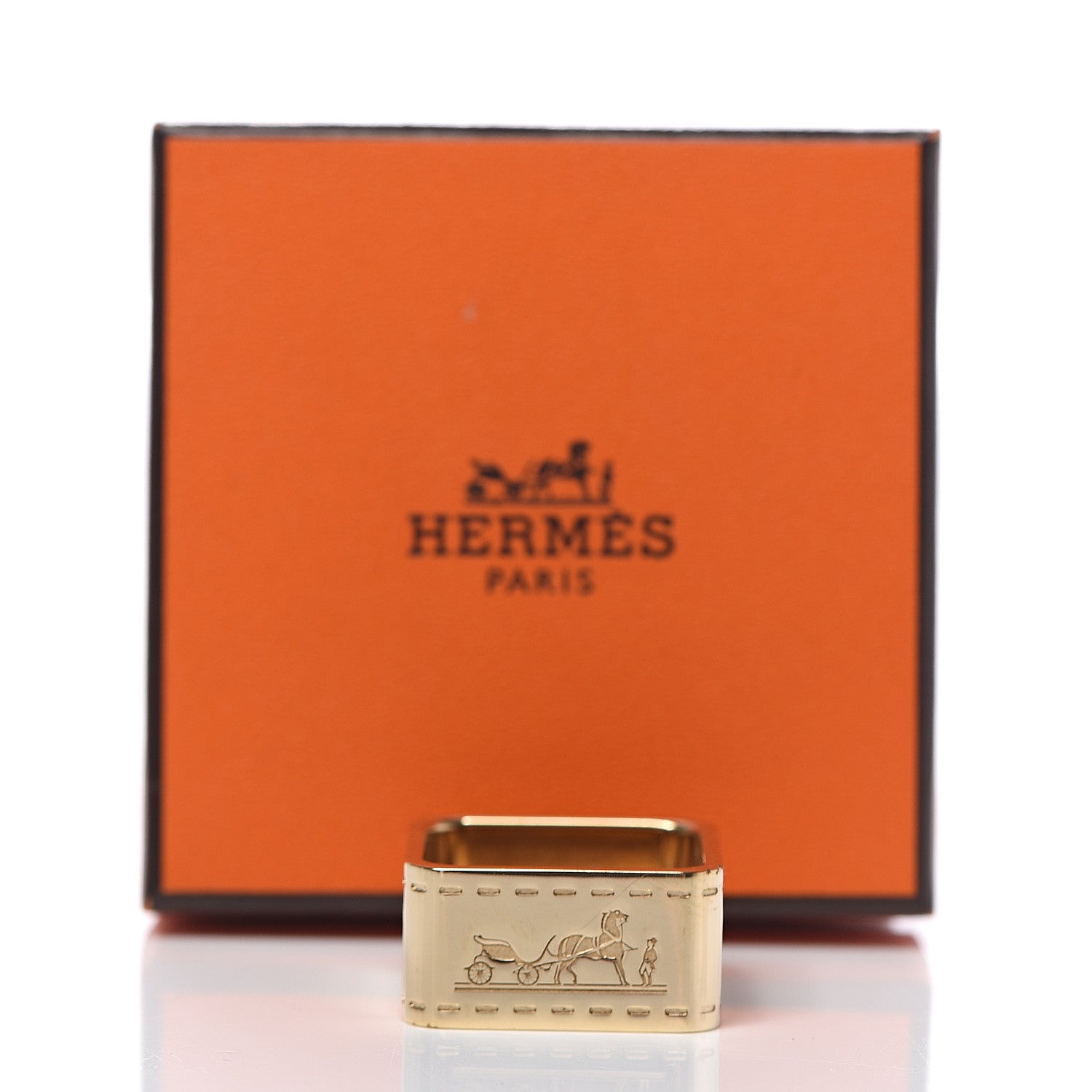 Hermes Permabrass Bolduc Scarf Ring 6 of 6