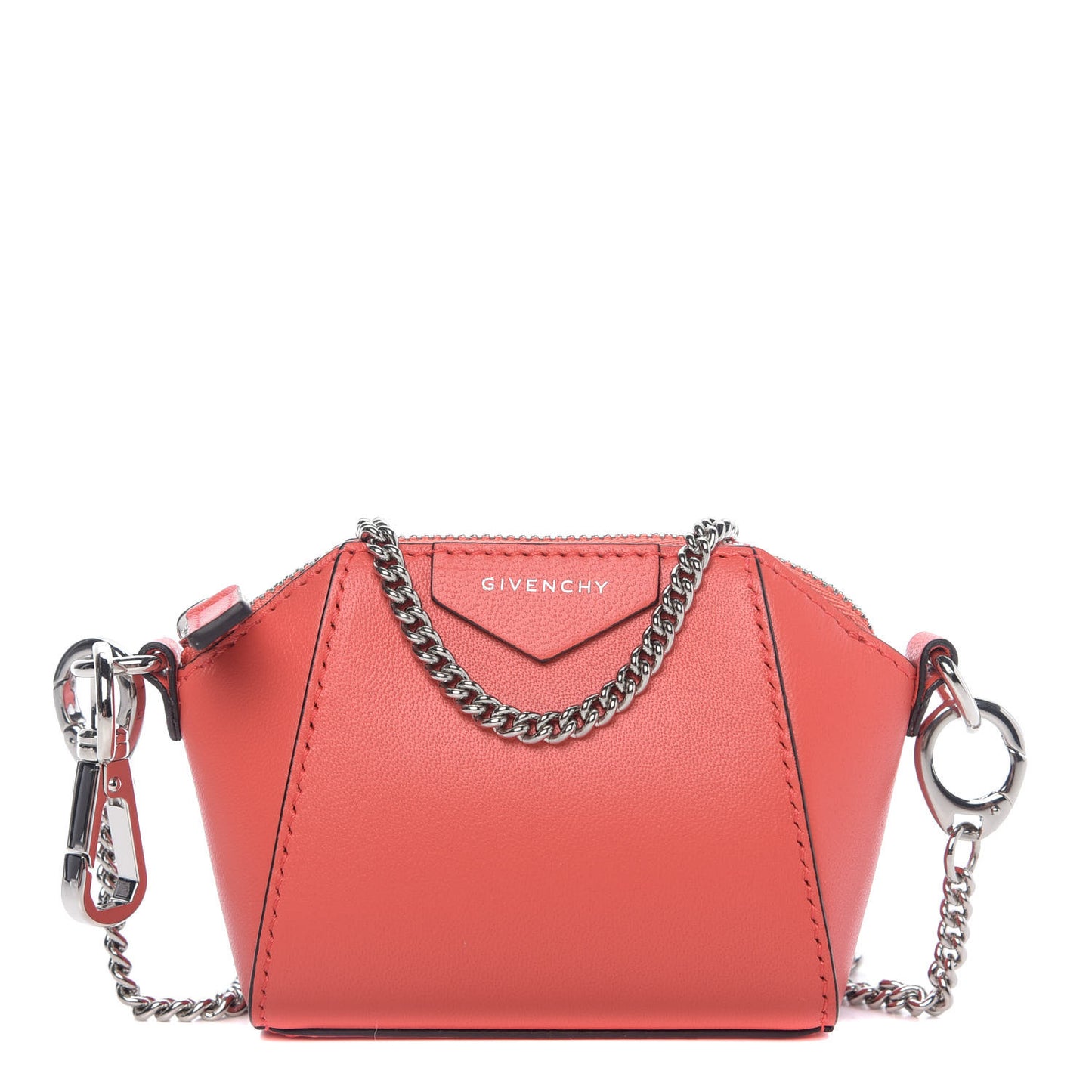 Lambskin Baby Antigona Coral