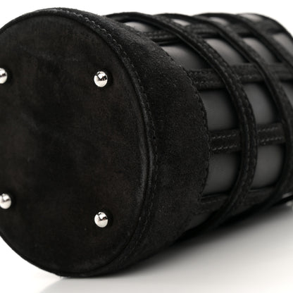 Alexander Wang Suede Calfskin Roxy Mini Bucket Bag Black 11 of 11