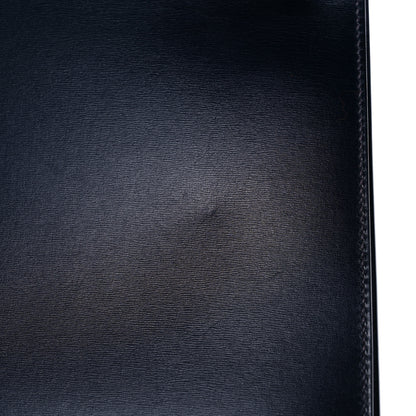 Hermes Box Kelly Sellier 32 Bleu Marine 30 of 34