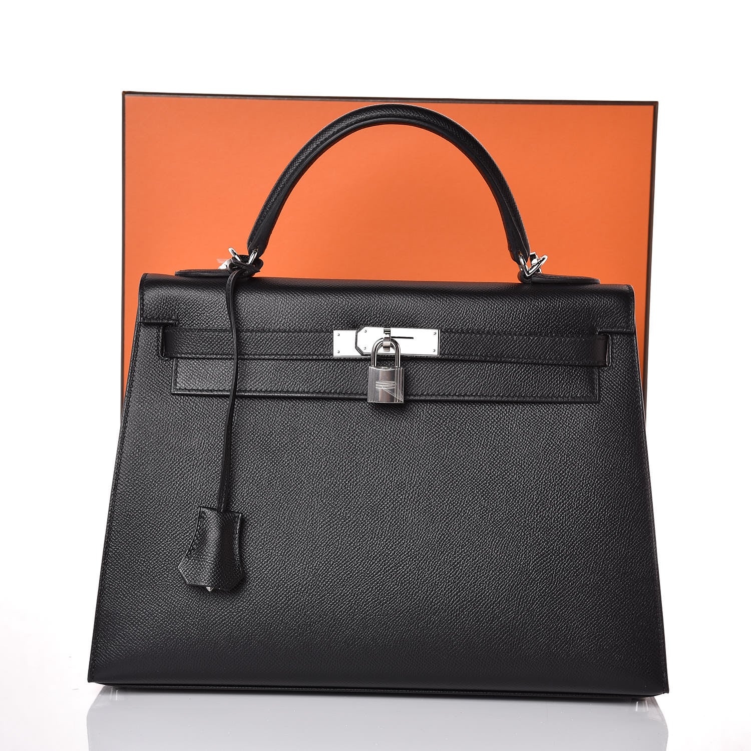 Hermes Epsom Kelly Sellier 32 Black 35 of 35