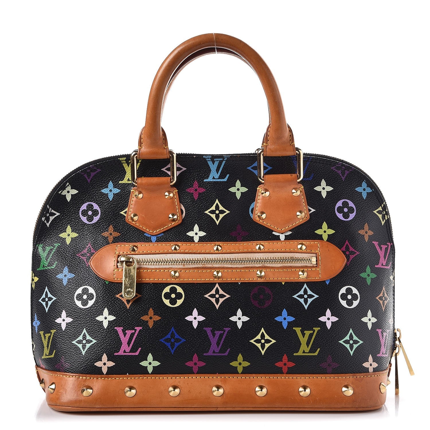 Louis Vuitton Monogram Multicolor Alma Black 1 of 15