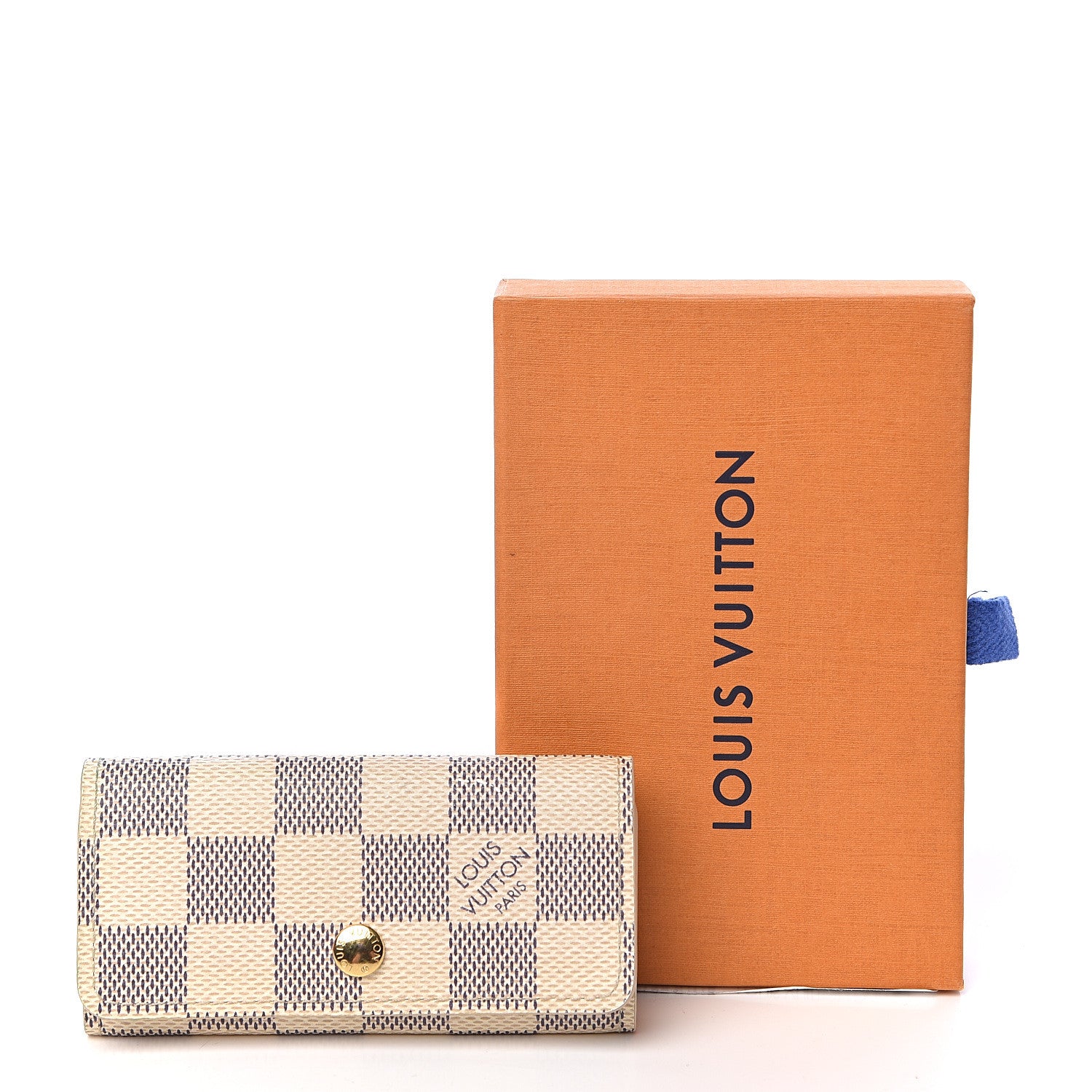 Louis Vuitton Damier Azur Multicles 4 Key Holder 14 of 14
