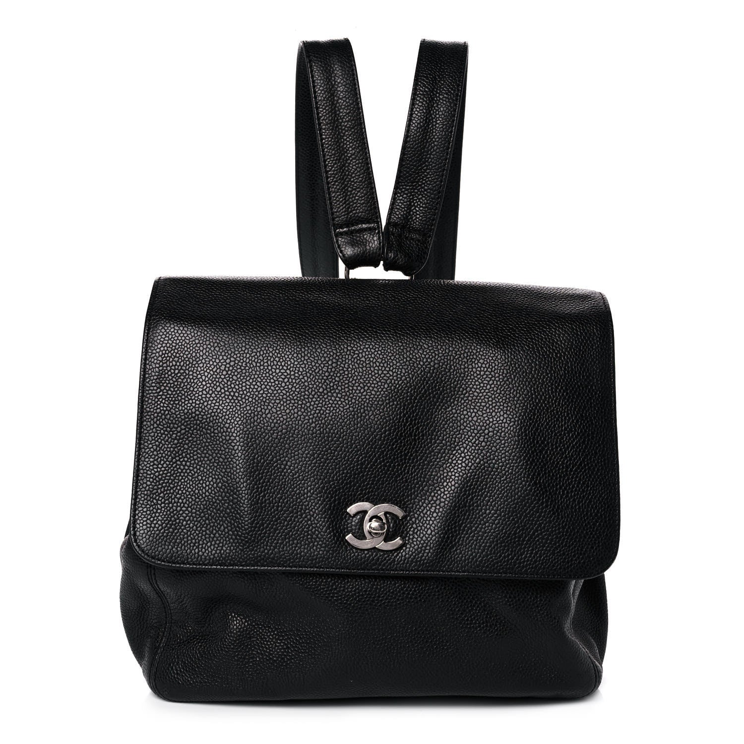 Chanel Caviar CC Backpack Black 1 of 9