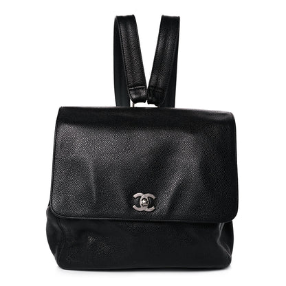 Chanel Caviar CC Backpack Black 1 of 9