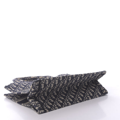 Christian Dior Oblique Medium Book Tote Blue Multicolor 4 of 10