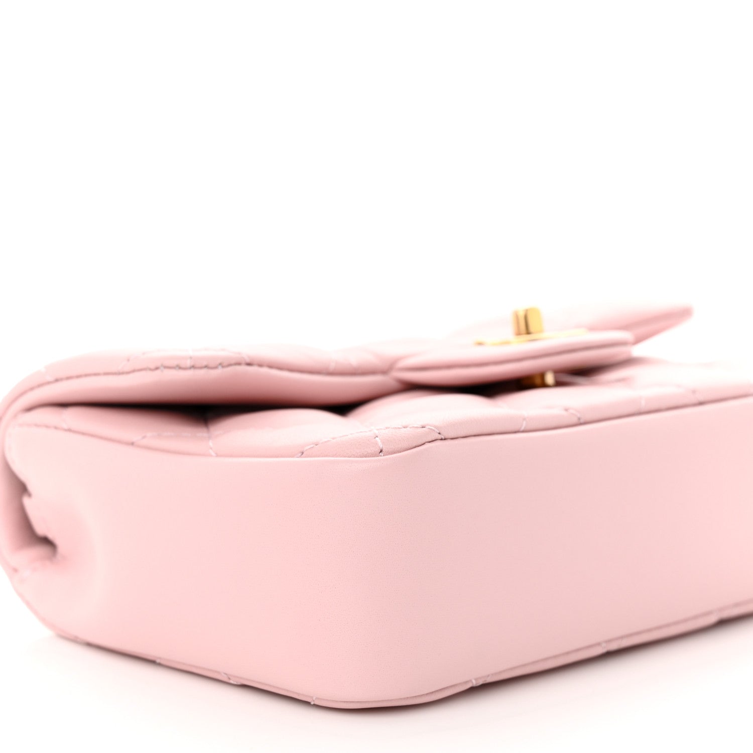 Chanel Lambskin Quilted Mini Heart Charms Flap Light Pink 9 of 11
