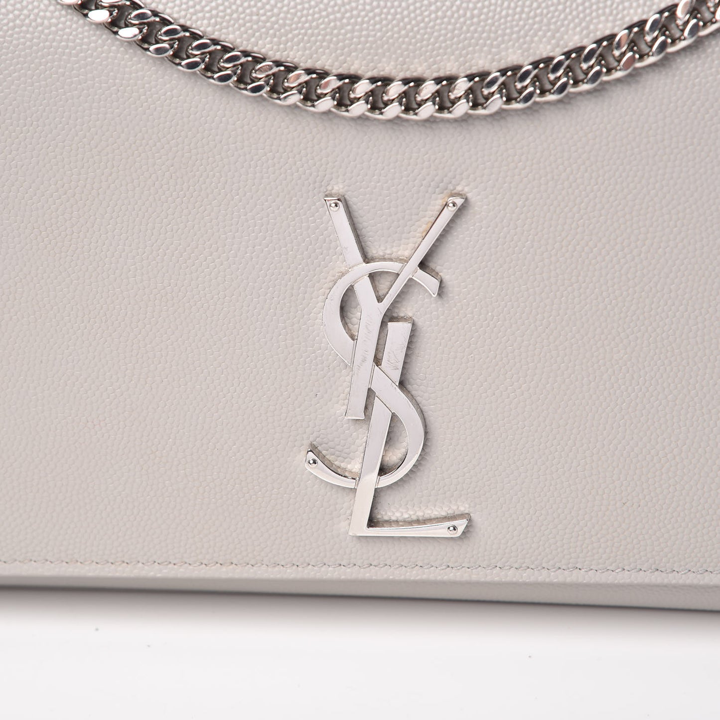Grain De Poudre Medium Classic Monogram Kate Satchel Souris