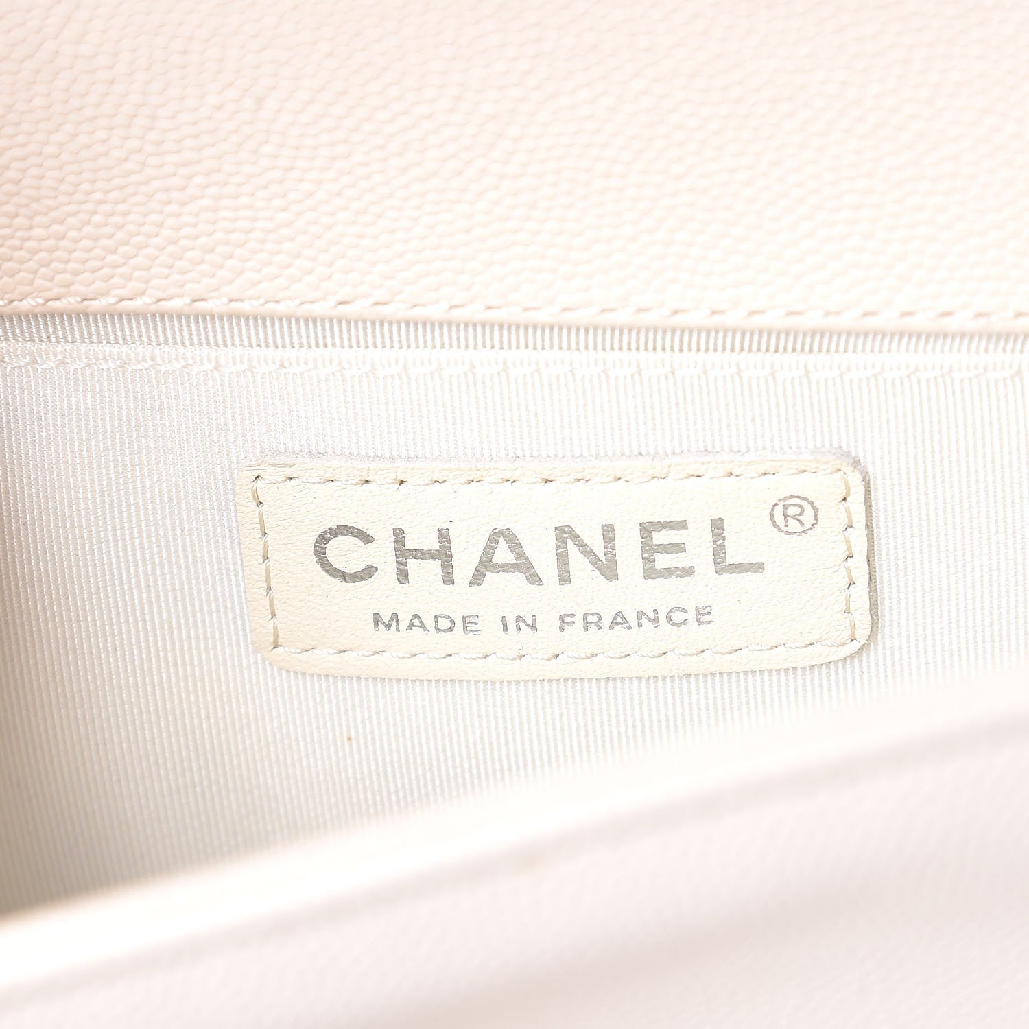 Chanel Caviar Quilted Small Boy Flap Ivory 6 of 8
