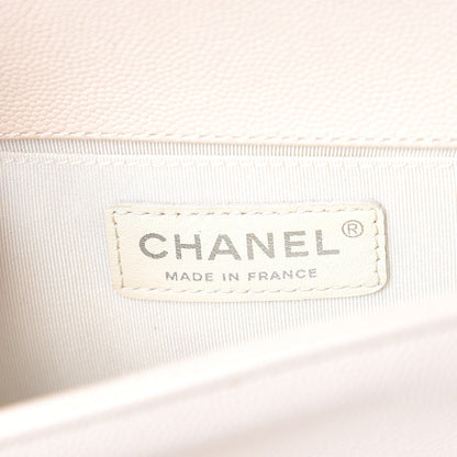 Chanel Caviar Quilted Small Boy Flap Ivory 6 of 8
