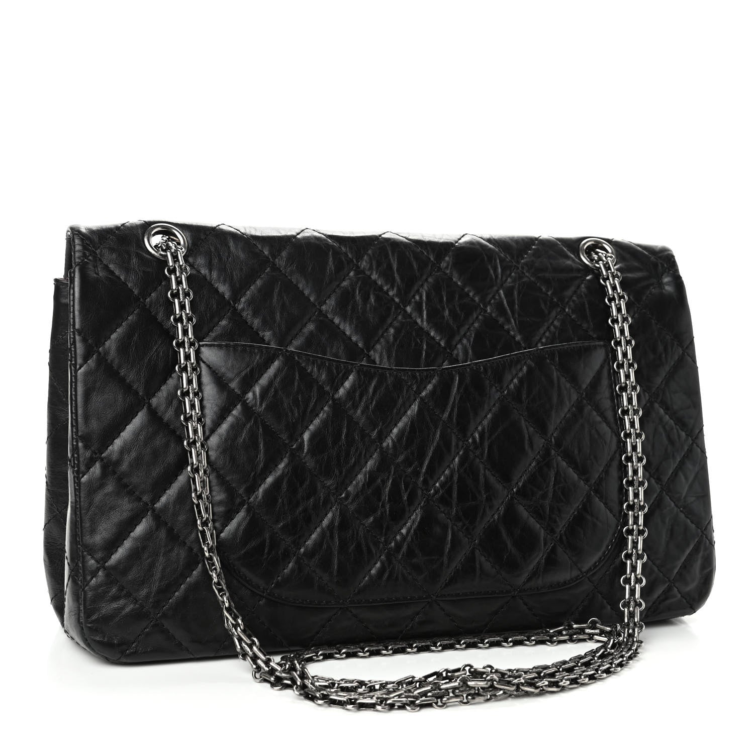 Chanel Aged Calfskin Quilted 2.55 Reissue 227 Flap Black 2 of 4