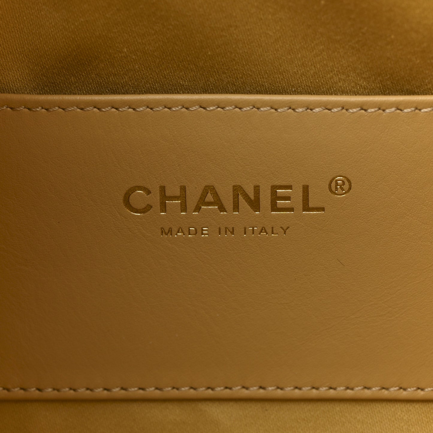 Metallic Caviar Quilted Mini Chanel 25 Handbag Gold