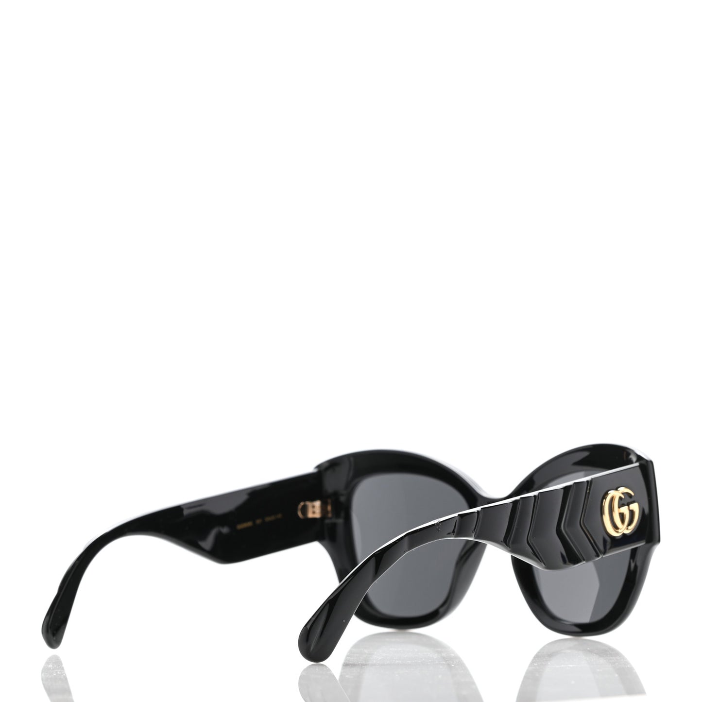 Acetate GG Butterfly Sunglasses GG0808S Black
