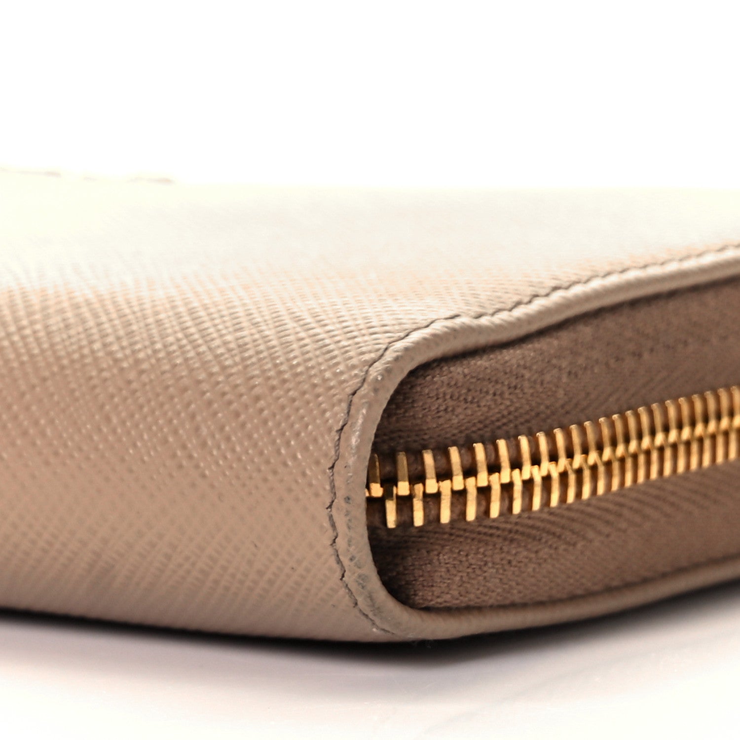 Prada Saffiano Metal Zip Around Wallet Cammeo 8 of 8