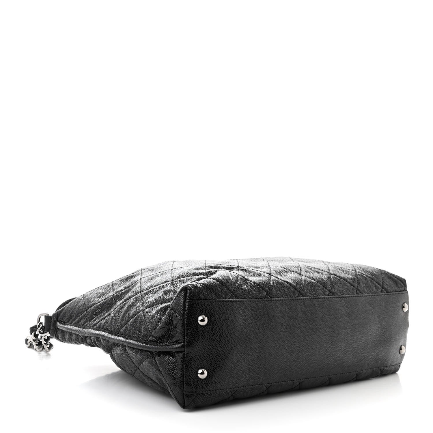 Chanel Caviar Quilted French Riviera Shoulder Bag Black 4 of 10
