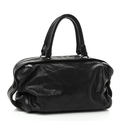 Chanel Calfskin Round Bowling Bag Black 2 of 10