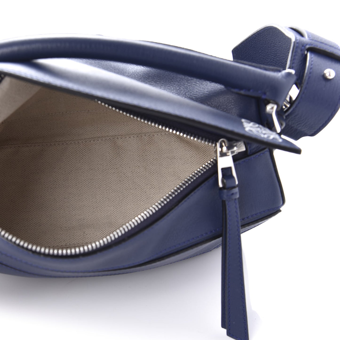 Calfskin Small Puzzle Bag Marine