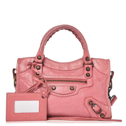 Balenciaga Agneau Classic Hardware Mini City Rose Bombon Raspberry 1 of 17