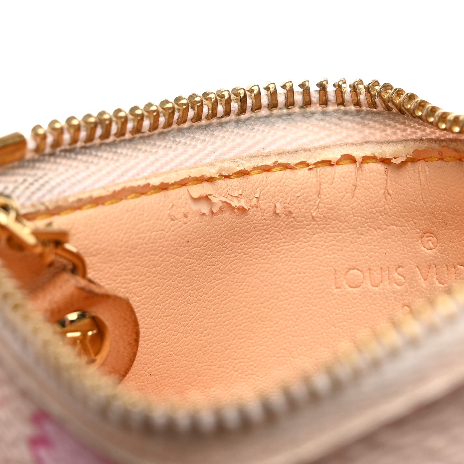 Louis Vuitton Monogram Cherry Blossom Key Pouch Pink 8 of 8