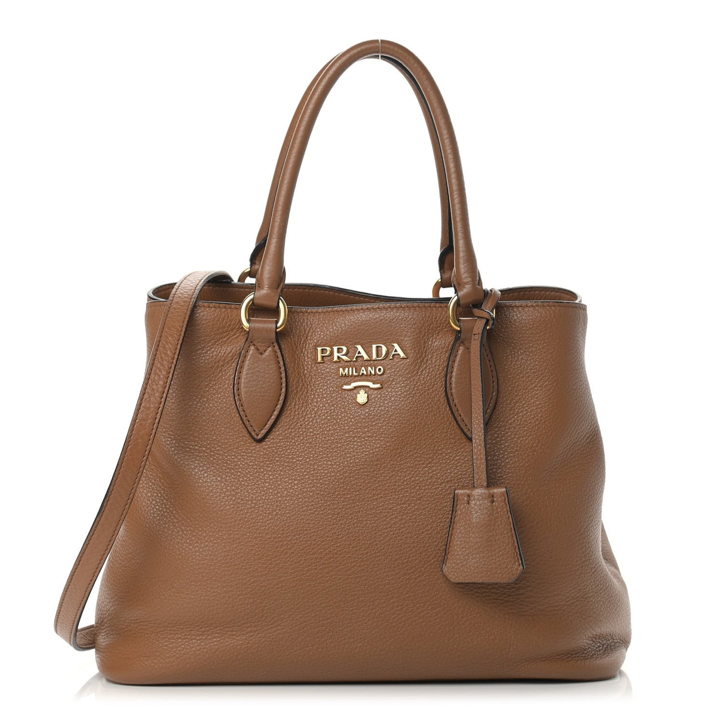 Vitello Phenix Top Handle Bag Cannella