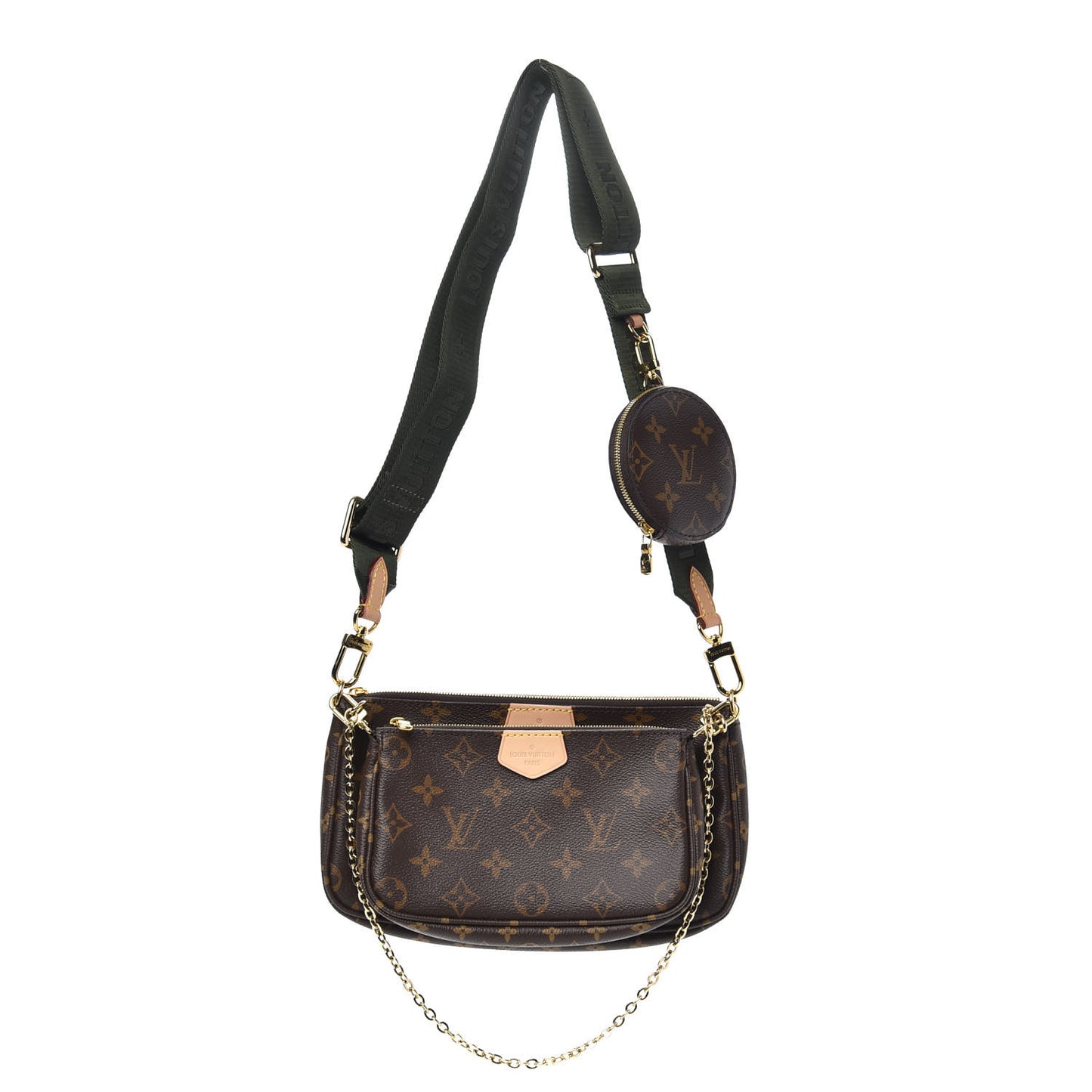Monogram Multi Pochette Accessories Kaki