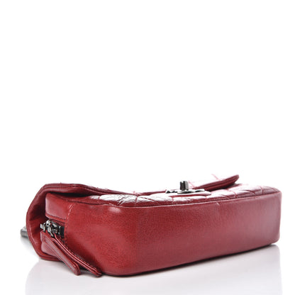 Chanel Glazed Calfskin Quilted Small Duo Color Flap Red 4 of 12