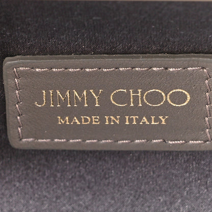 Jimmy Choo Coarse Glitter Trinket Clutch Pink Gold 6 of 9