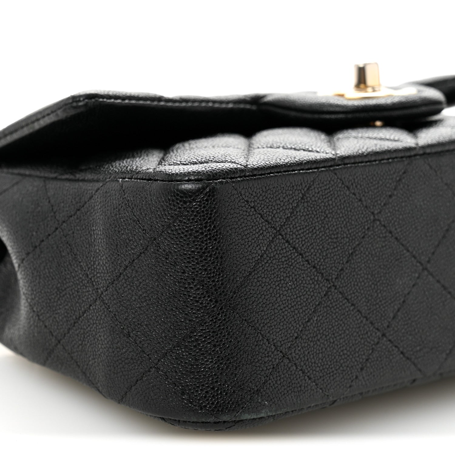 Chanel Caviar Quilted Mini Top Handle Rectangular Flap Black 9 of 10