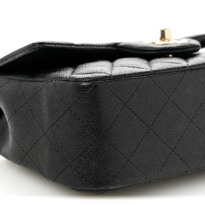 Chanel Caviar Quilted Mini Top Handle Rectangular Flap Black 9 of 10