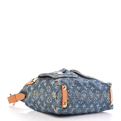 Louis Vuitton Monogram Denim Baggy PM Blue 4 of 11
