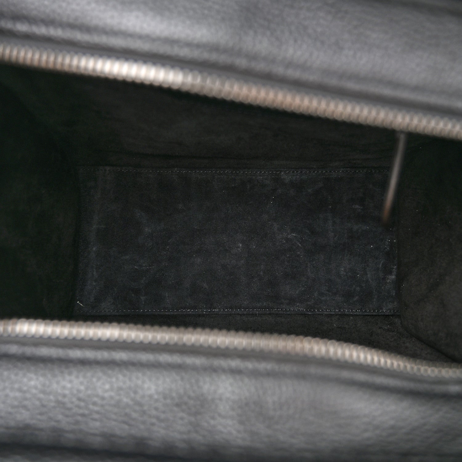 Celine Drummed Calfskin Micro Luggage Black 5 of 10