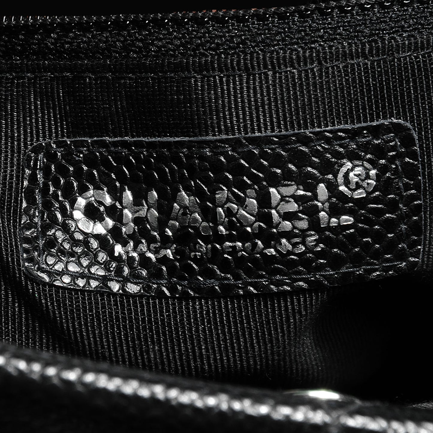 Caviar Quilted Small Shoulder Bag Black