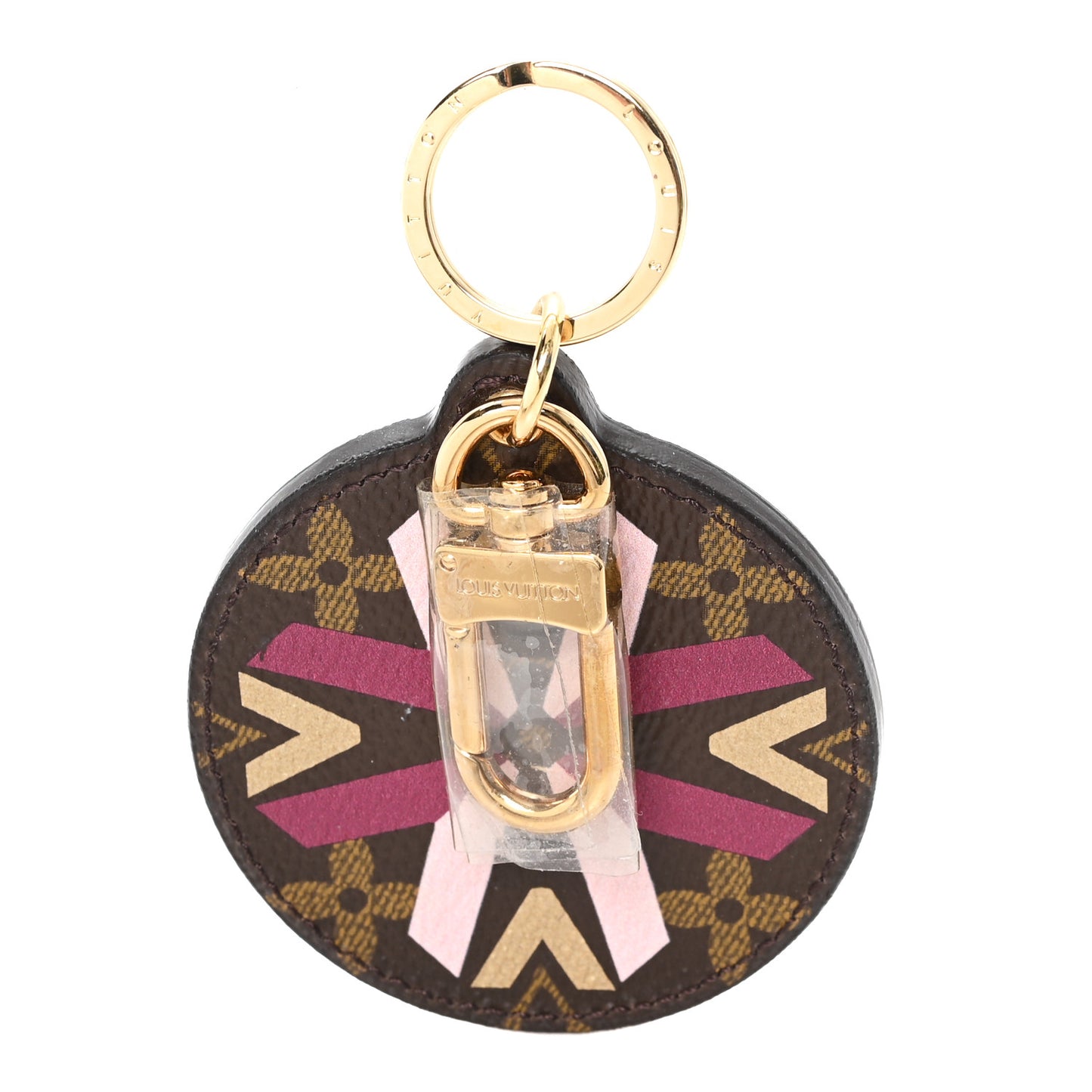 Monogram Illustre Multi V Bag Charm Key Ring