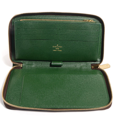 Louis Vuitton Monogram Groom Zippy Organizer Wallet Green 7 of 8