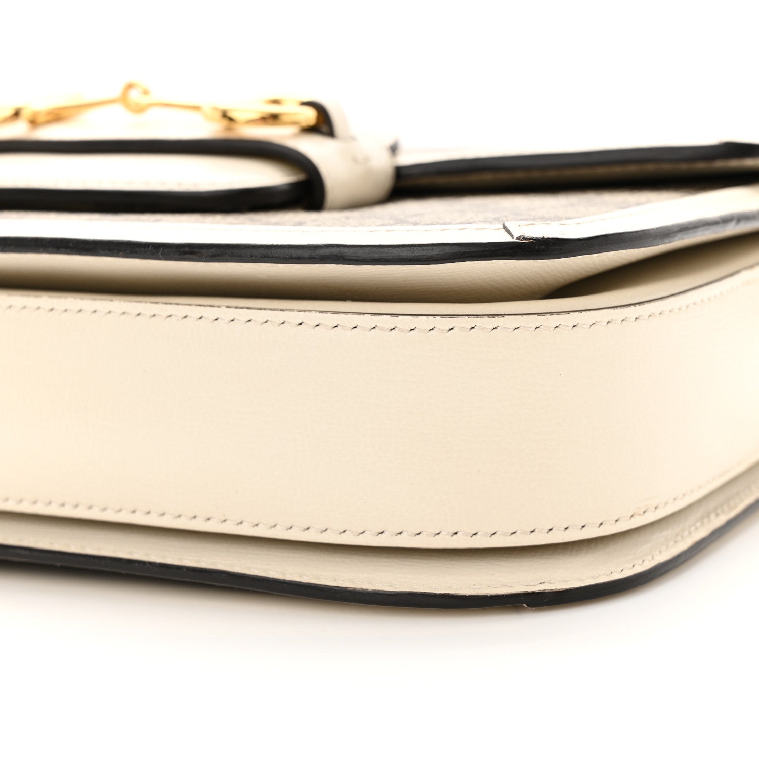 Gucci GG Supreme Monogram Horsebit 1955 Shoulder Bag Beige Mystic White 11 of 15