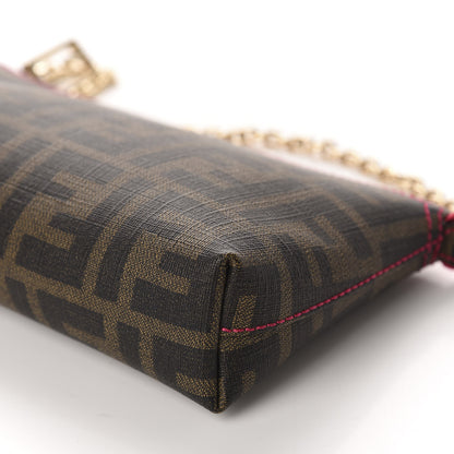 Fendi Zucca Spalmati Pochette Tobacco Fragola 7 of 10