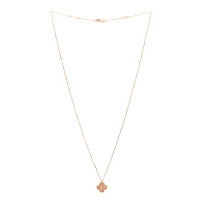 Van Cleef & Arpels 18K Rose Gold Sweet Alhambra Pendant Necklace 3 of 5