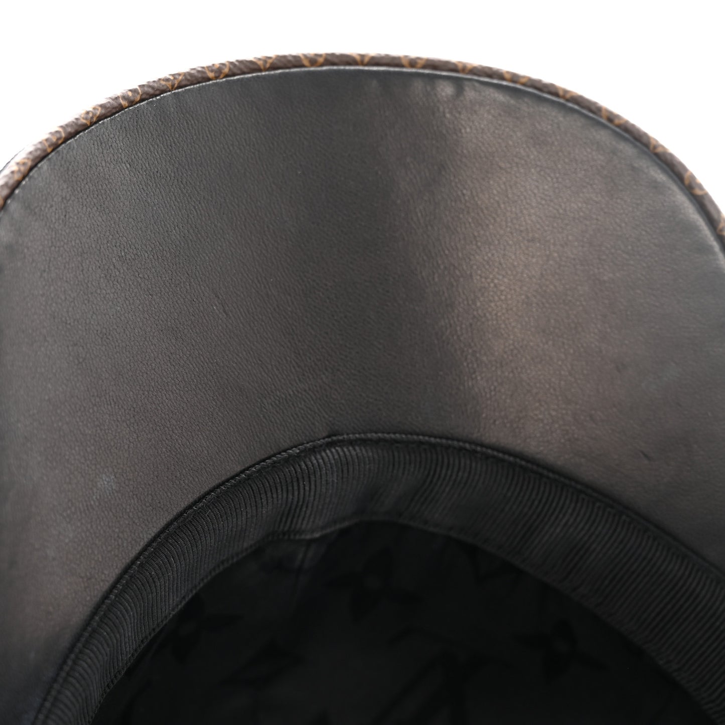 Monogram Cotton Jacquard Embroidered LV Day Cap M Black