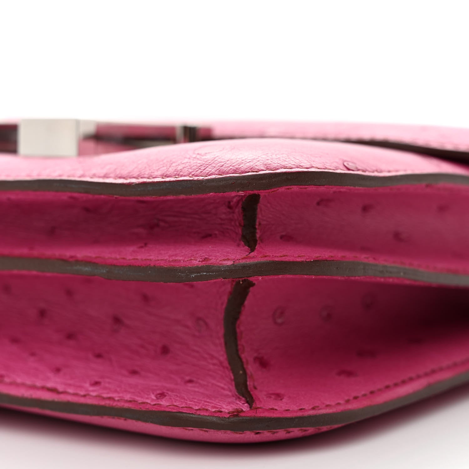 Hermes Ostrich Constance 18 Rose Pourpre 10 of 10