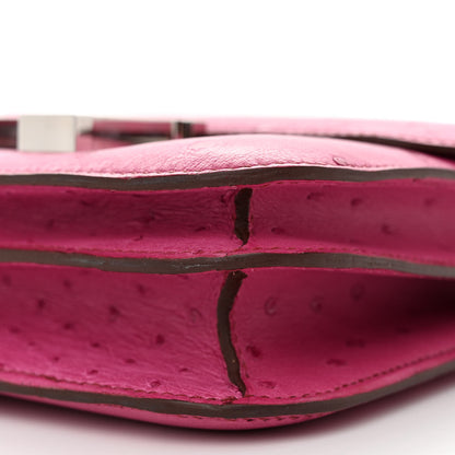 Hermes Ostrich Constance 18 Rose Pourpre 10 of 10