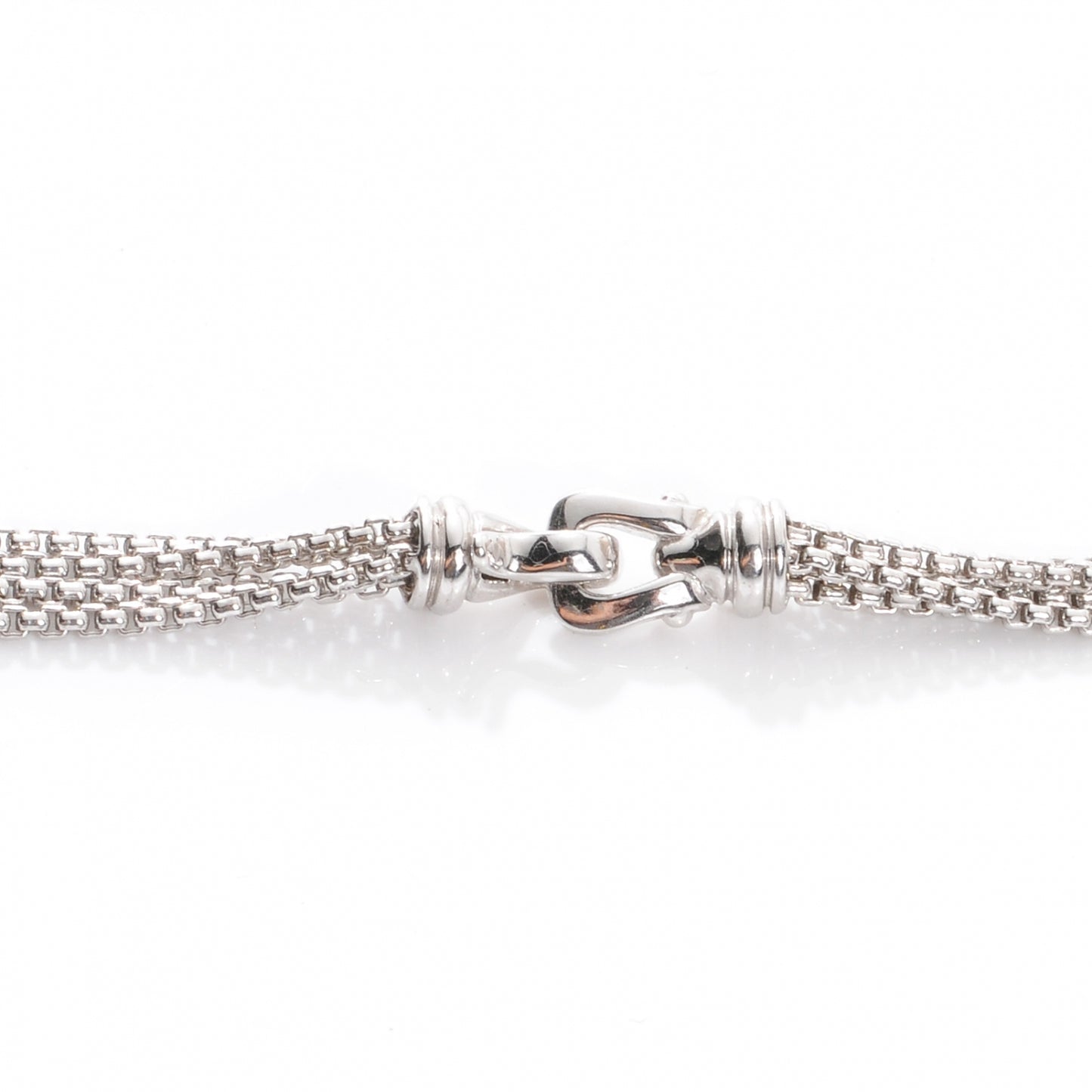 Sterling Silver Pearl Multi Chain Necklace 36in