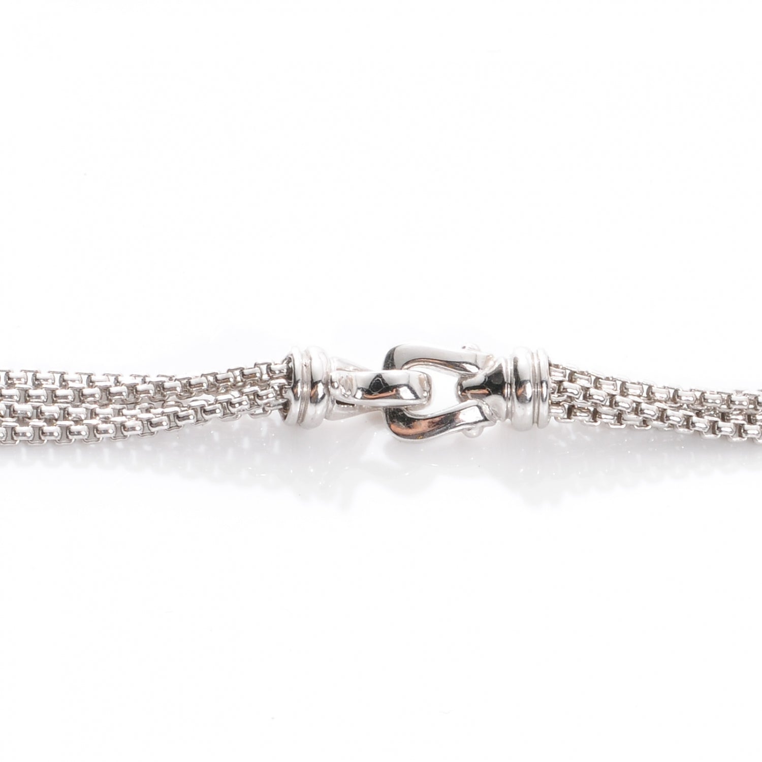 David Yurman Sterling Silver Pearl Multi Chain Necklace 36in 4 of 4