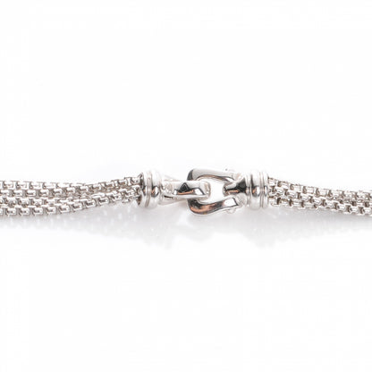 David Yurman Sterling Silver Pearl Multi Chain Necklace 36in 4 of 4