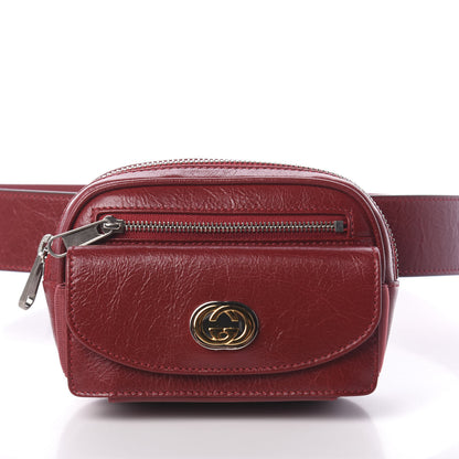 Gucci Fluffy Calfskin Mini Morpheus Belt Bag 90 36 Red 6 of 8