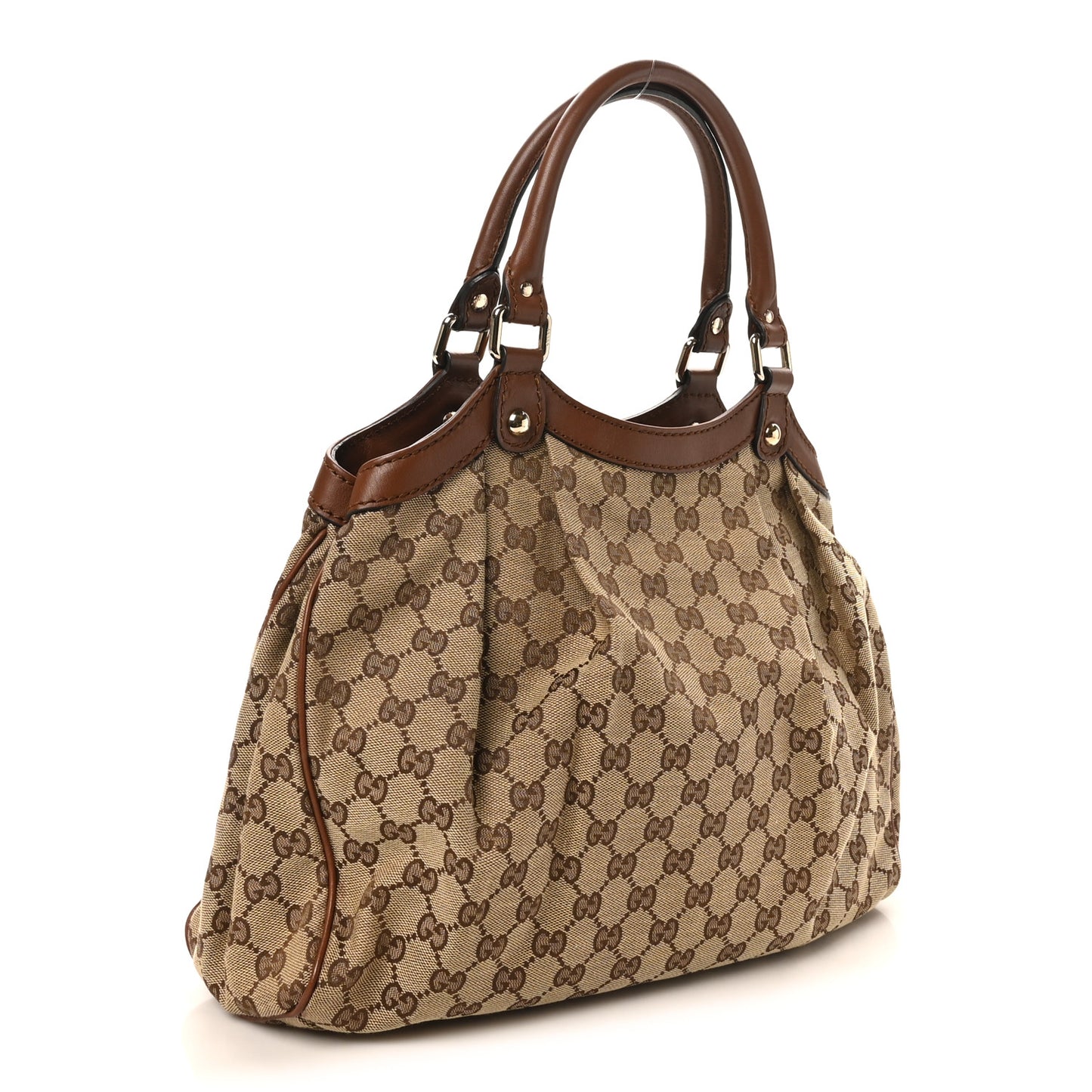 Monogram Medium Sukey Tote Dark Brown