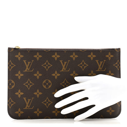 Louis Vuitton LOUIS VUITTON Monogram Neverfull MM GM Pochette 2 of 6