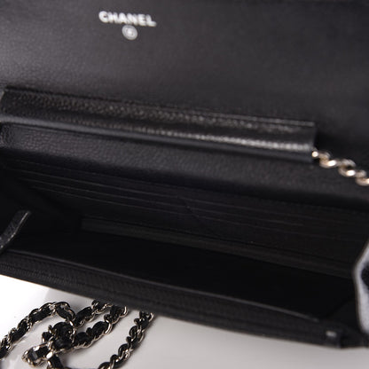 Chanel Caviar Quilted Wallet On Chain WOC Black 5 of 9